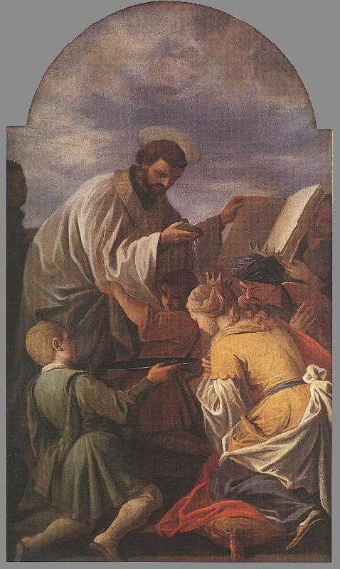 Andrea Pozzo Saint Francis Xavier oil painting image
